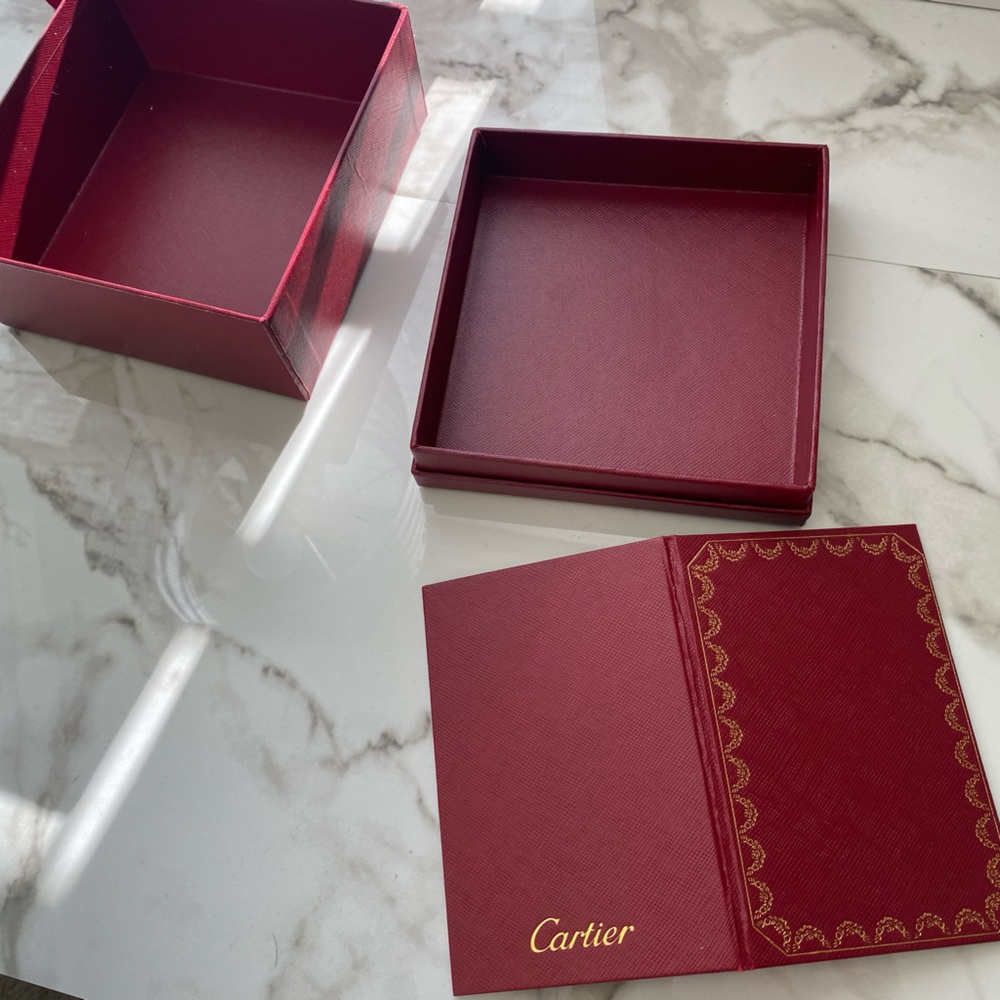 CARTIER BOX AND BOOKLET - Picture 3 of 5